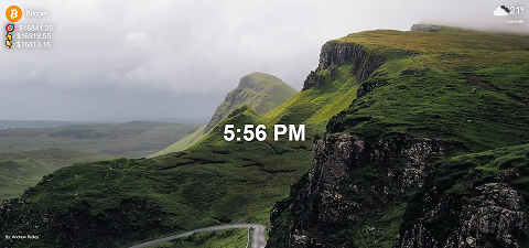 chrome homepage extension screenshot